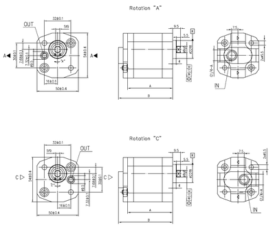 CAPRONI齿轮泵00A1X047