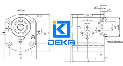 CAPRONI齿轮泵20A4,5X066/A2A2N